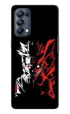 Naruto Two Face Oppo Reno5 Pro 5G Hard Case Back Cover by Casekaro