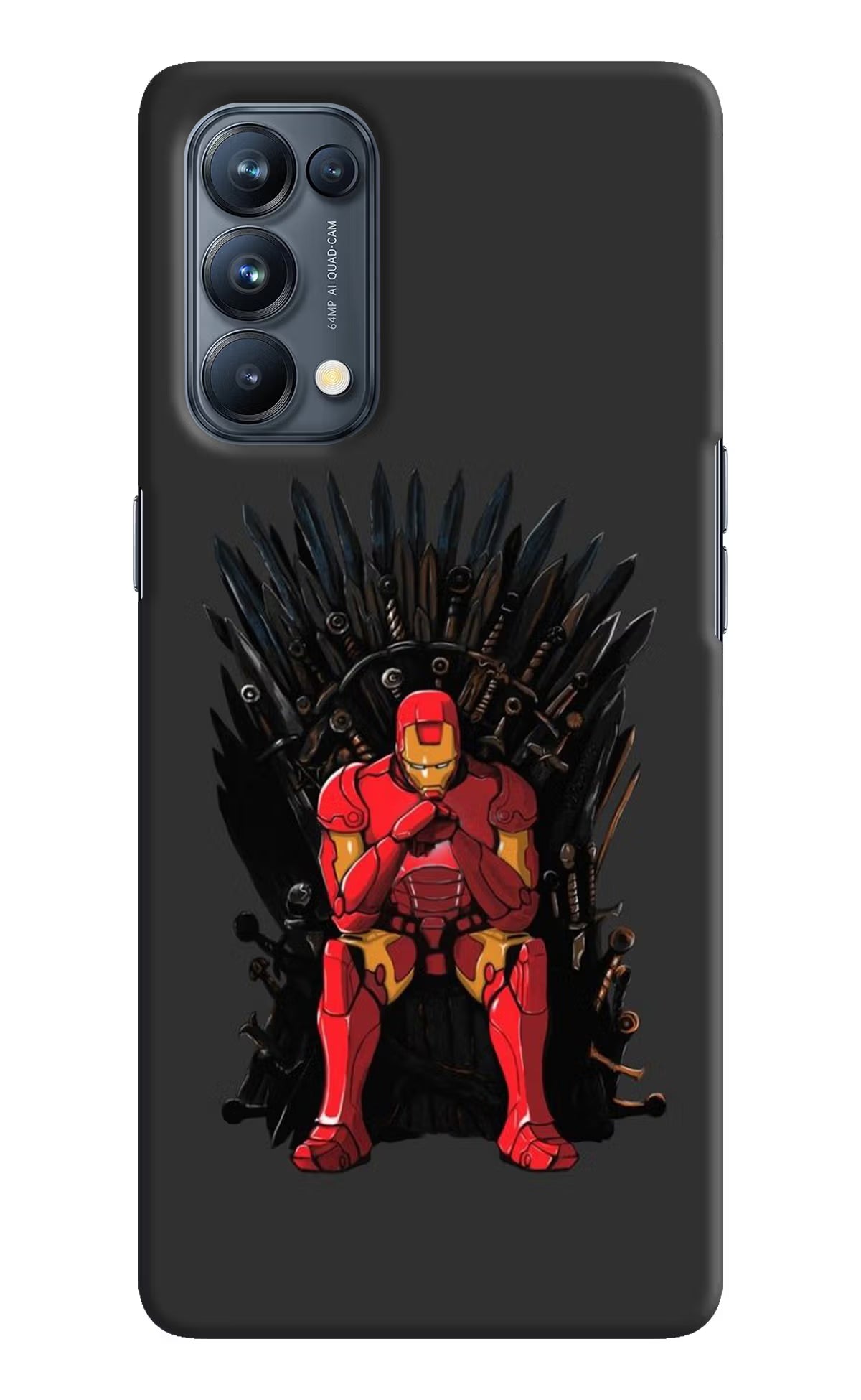 Ironman Throne Oppo Reno5 Pro 5G Hard Case Back Cover by Casekaro