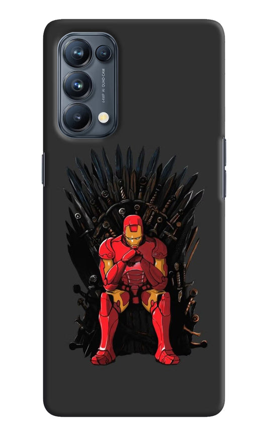 Ironman Throne Oppo Reno5 Pro 5G Hard Case Back Cover by Casekaro