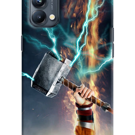 Thor Hammer Mjolnir Oppo Reno5 Pro 5G Hard Case Back Cover by Casekaro