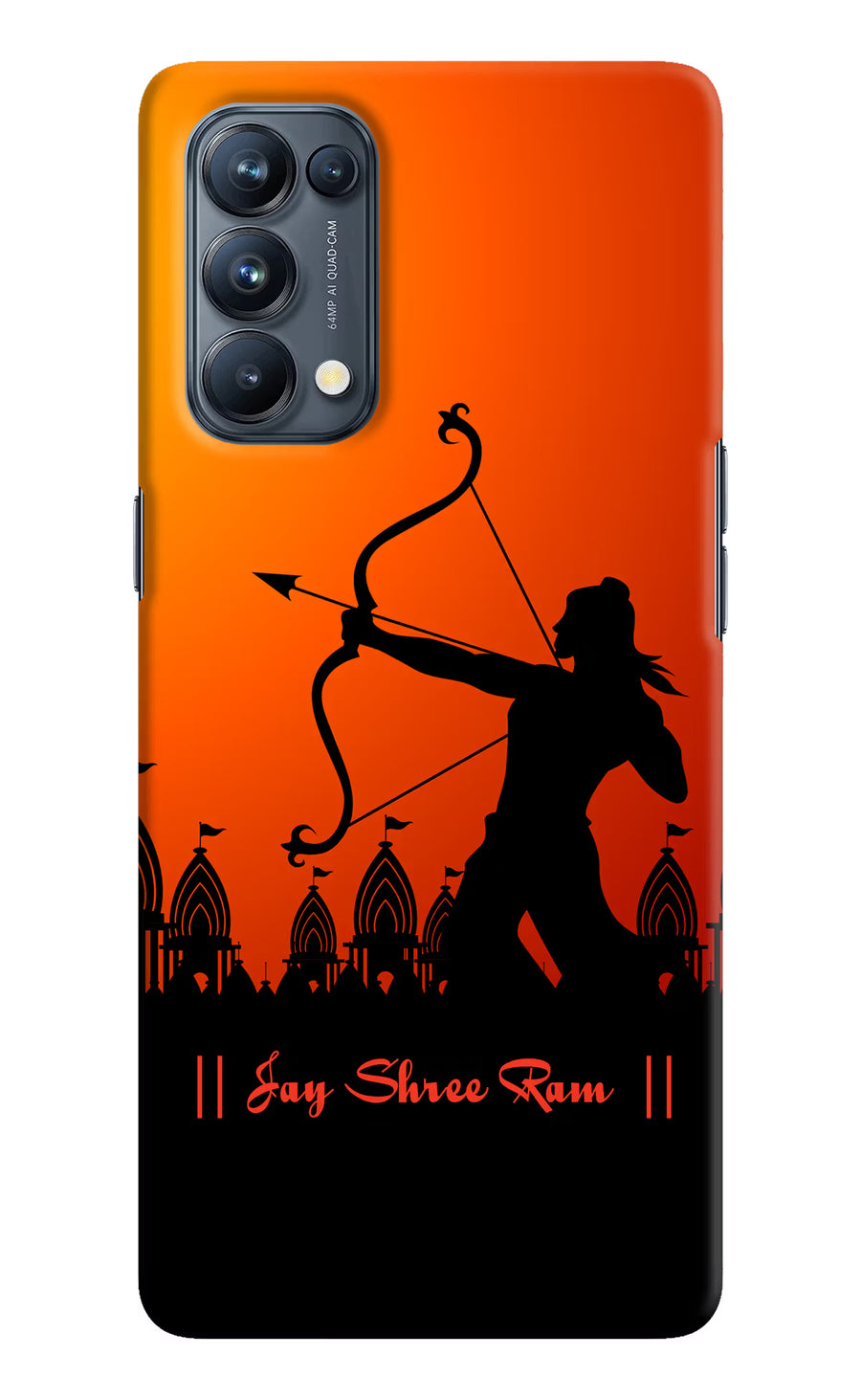 Lord Ram - 4 Oppo Reno5 Pro 5G Back Cover, Hard case