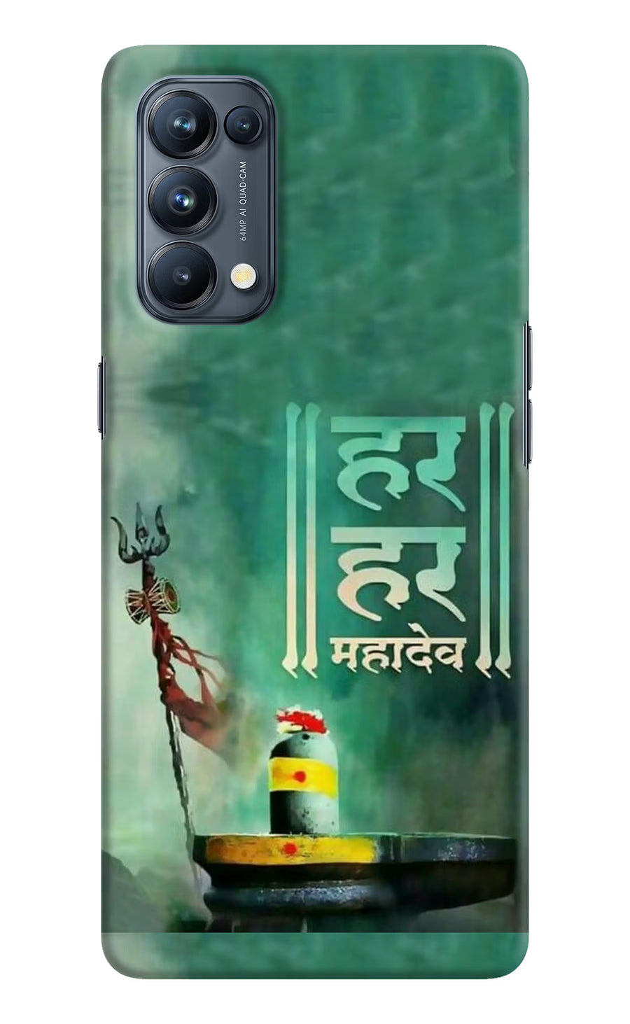 Har Har Mahadev Shivling Oppo Reno5 Pro 5G Back Cover, Hard case