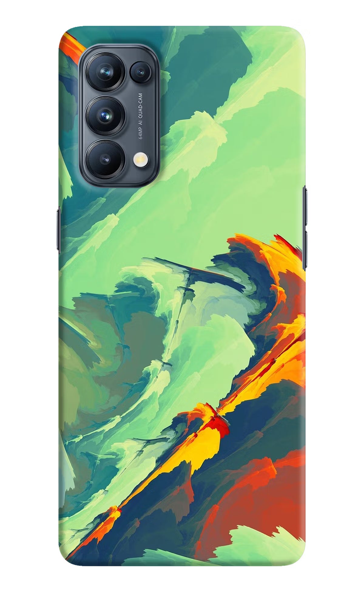 Paint Art Oppo Reno5 Pro 5G Hard Case Back Cover by Casekaro
