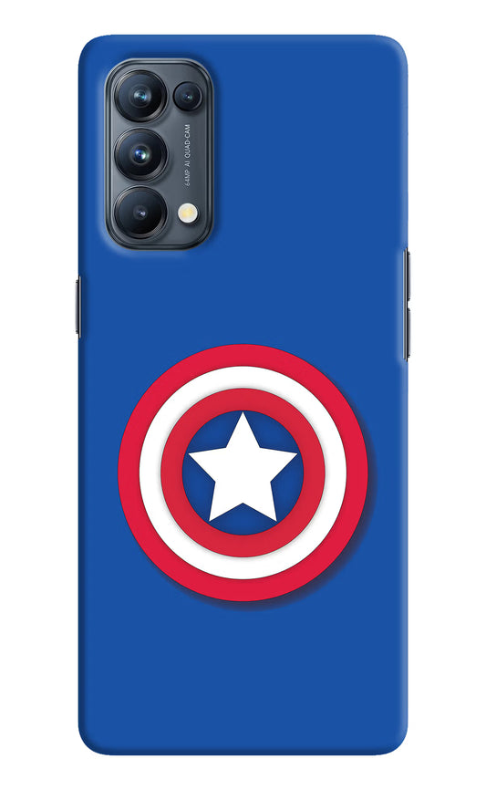 Shield Oppo Reno5 Pro 5G Hard Case Back Cover by Casekaro