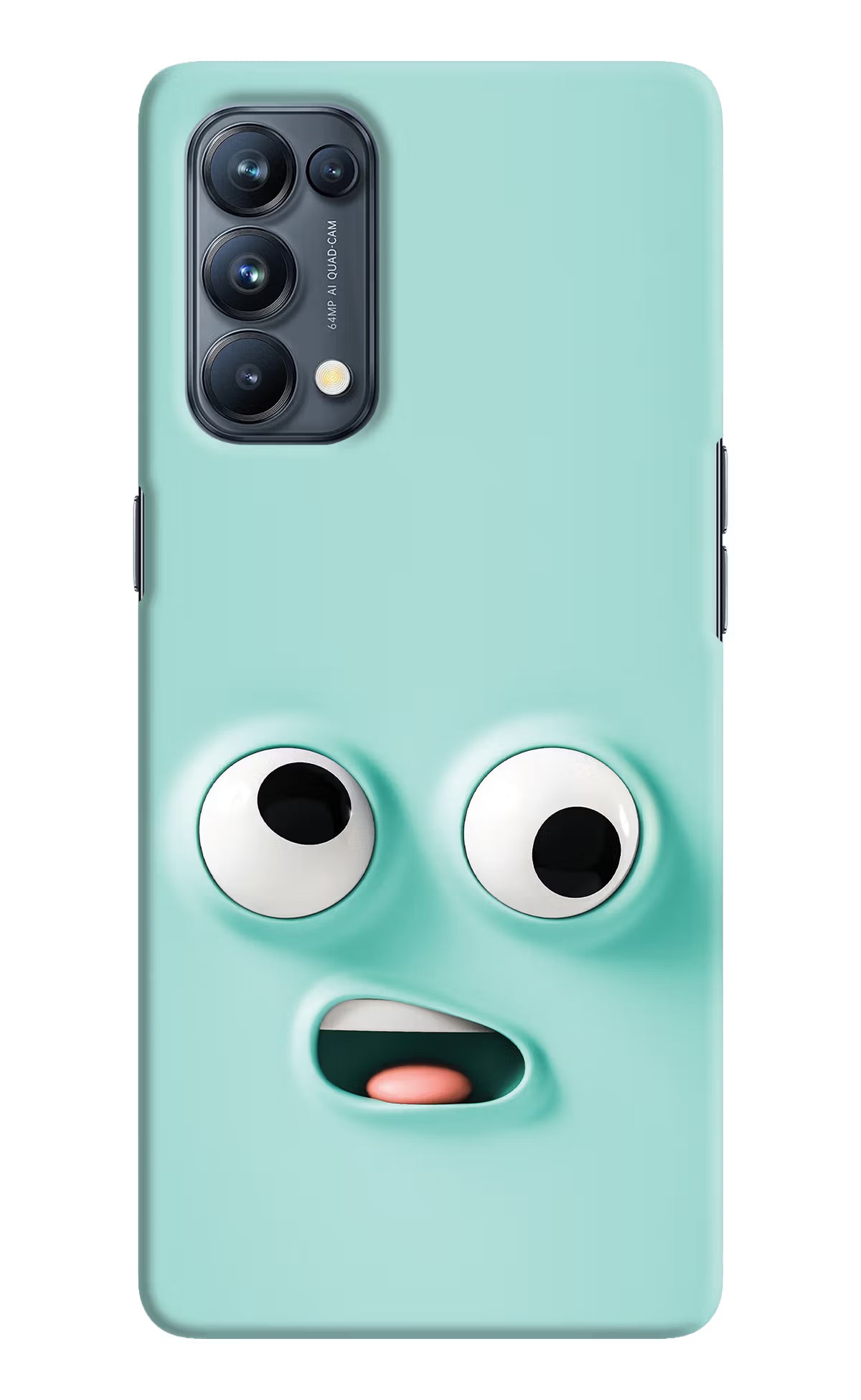 Funny Cartoon Oppo Reno5 Pro 5G Hard Case Back Cover by Casekaro