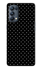 White Dots Oppo Reno5 Pro 5G Hard Case Back Cover by Casekaro