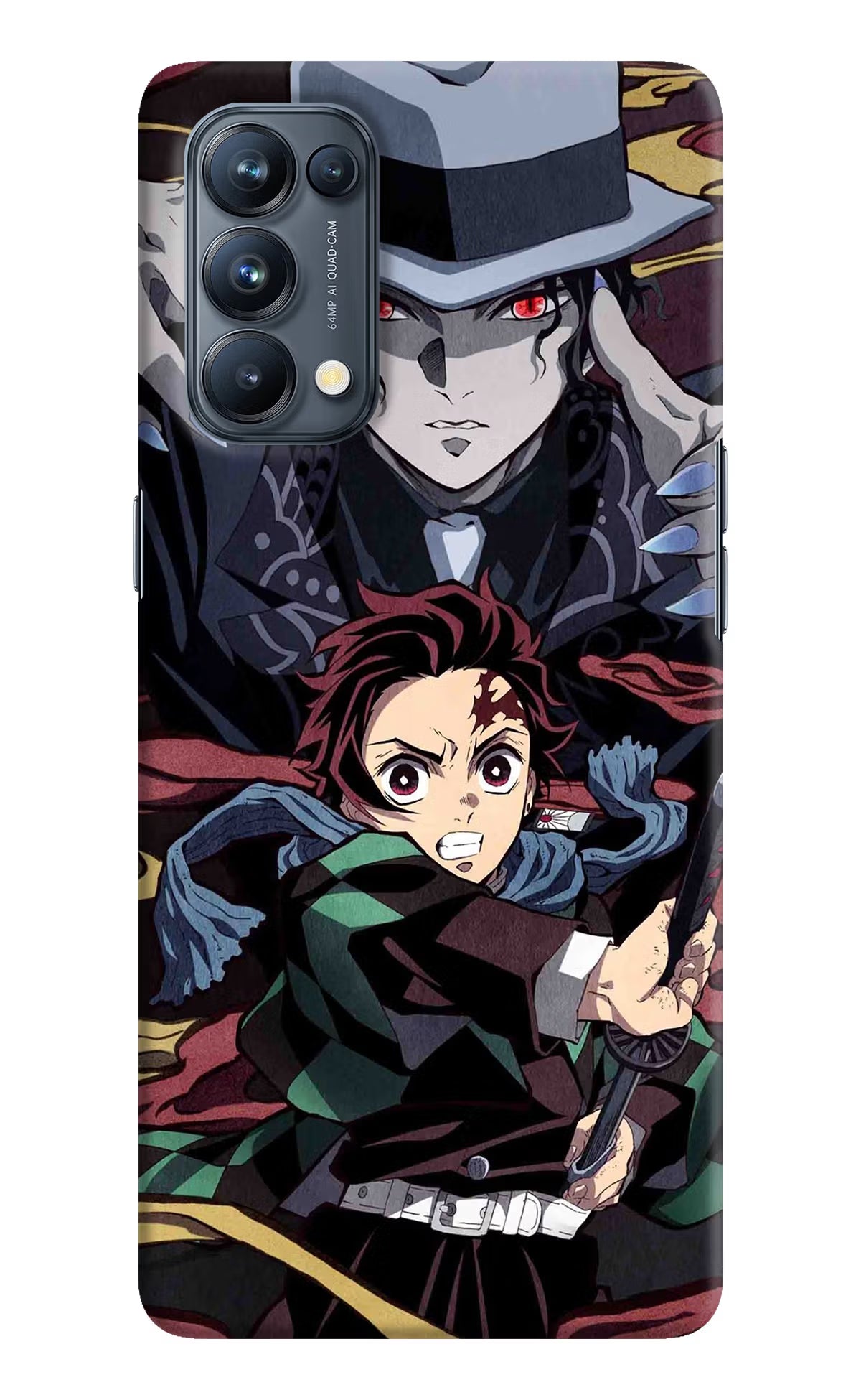 Demon Slayer Oppo Reno5 Pro 5G Hard Case Back Cover by Casekaro