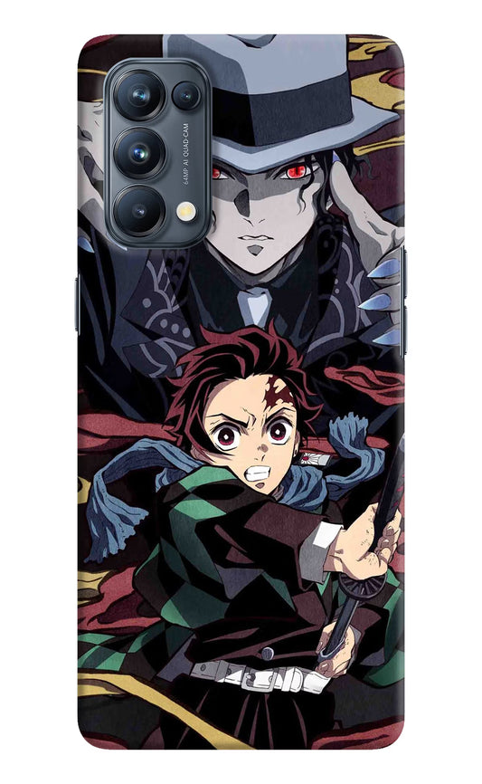 Demon Slayer Oppo Reno5 Pro 5G Hard Case Back Cover by Casekaro