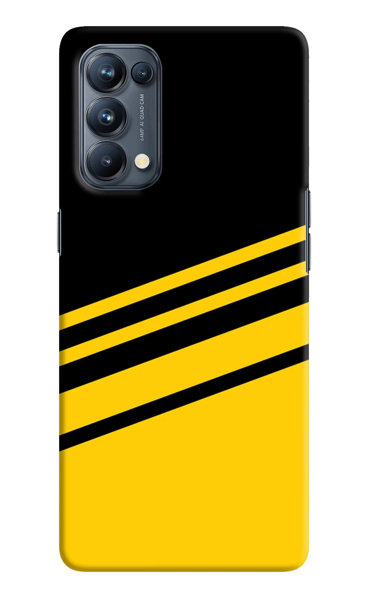 Yellow Shades Oppo Reno5 Pro 5G Hard Case Back Cover by Casekaro