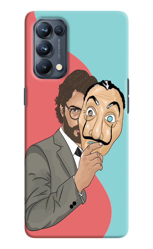 Professor Oppo Reno5 Pro 5G Hard Case Back Cover by Casekaro