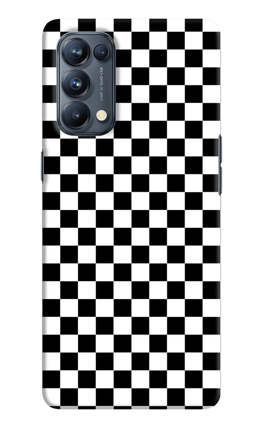 Chess Board Oppo Reno5 Pro 5G Hard Case Back Cover by Casekaro