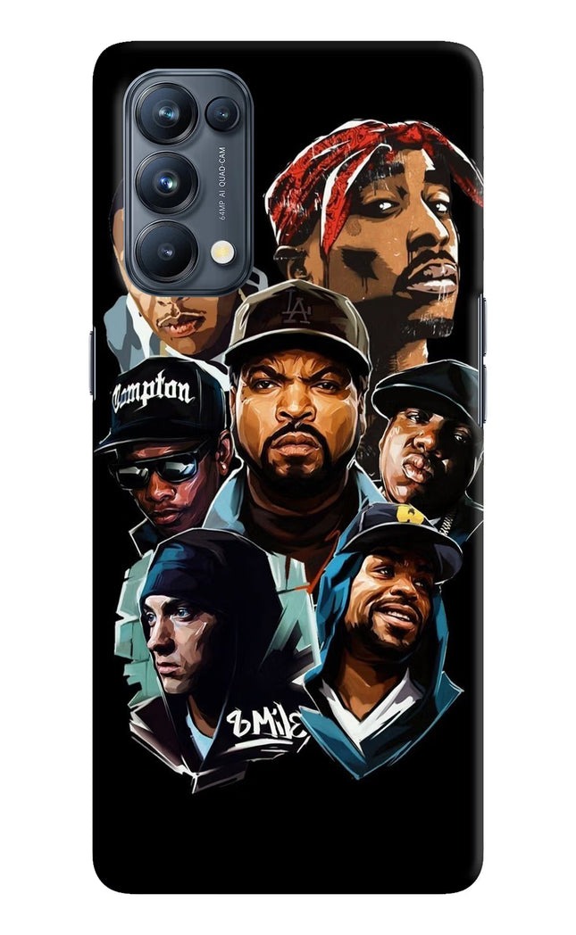 Rappers Oppo Reno5 Pro 5G Hard Case Back Cover by Casekaro