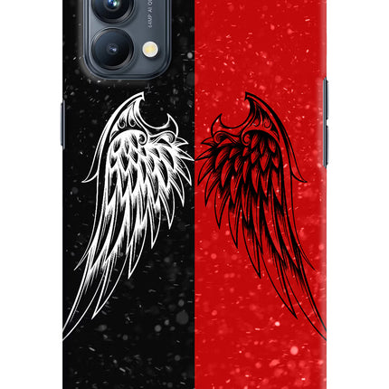 Wings Oppo Reno5 Pro 5G Hard Case Back Cover by Casekaro