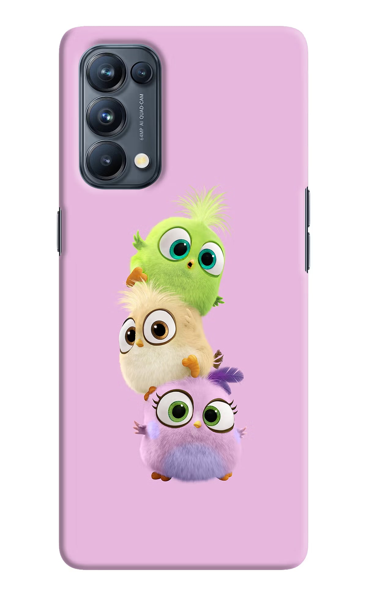 Cute Little Birds Oppo Reno5 Pro 5G Hard Case Back Cover by Casekaro