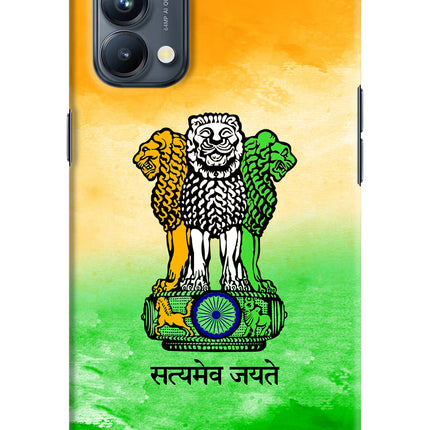 Satyamev Jayate Flag Oppo Reno5 Pro 5G Hard Case Back Cover by Casekaro