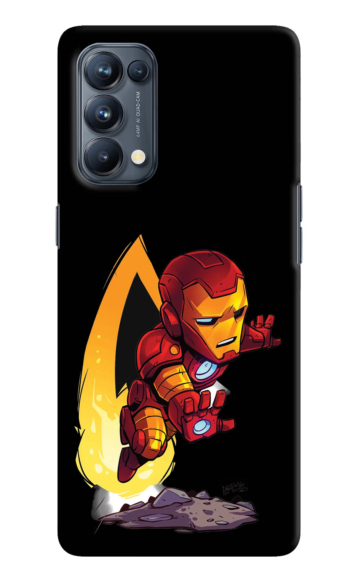 IronMan Oppo Reno5 Pro 5G Hard Case Back Cover by Casekaro