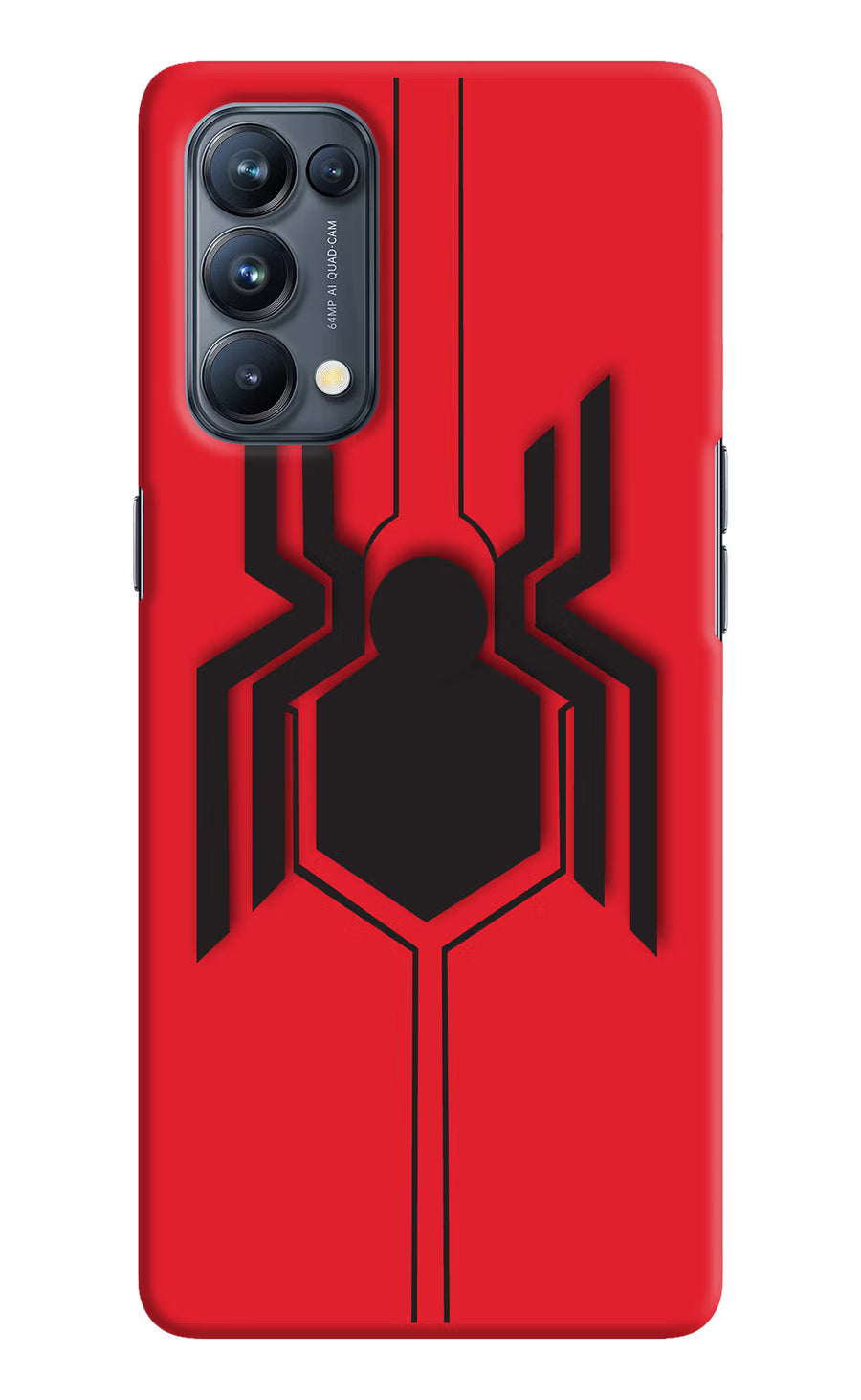 Spider Oppo Reno5 Pro 5G Back Cover, Hard case
