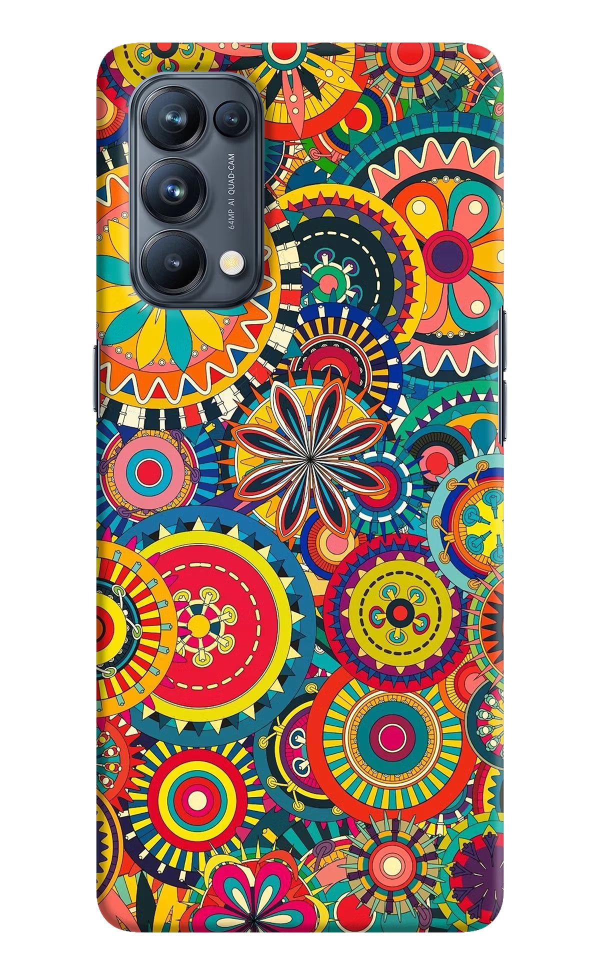 Gol Gol Art Oppo Reno5 Pro 5G Hard Case Back Cover by Casekaro