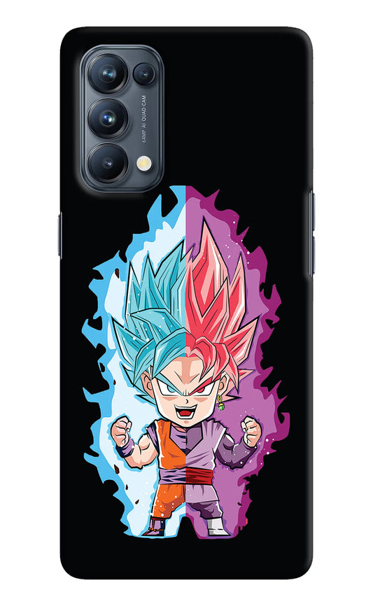 Chota Goku Oppo Reno5 Pro 5G Hard Case Back Cover by Casekaro