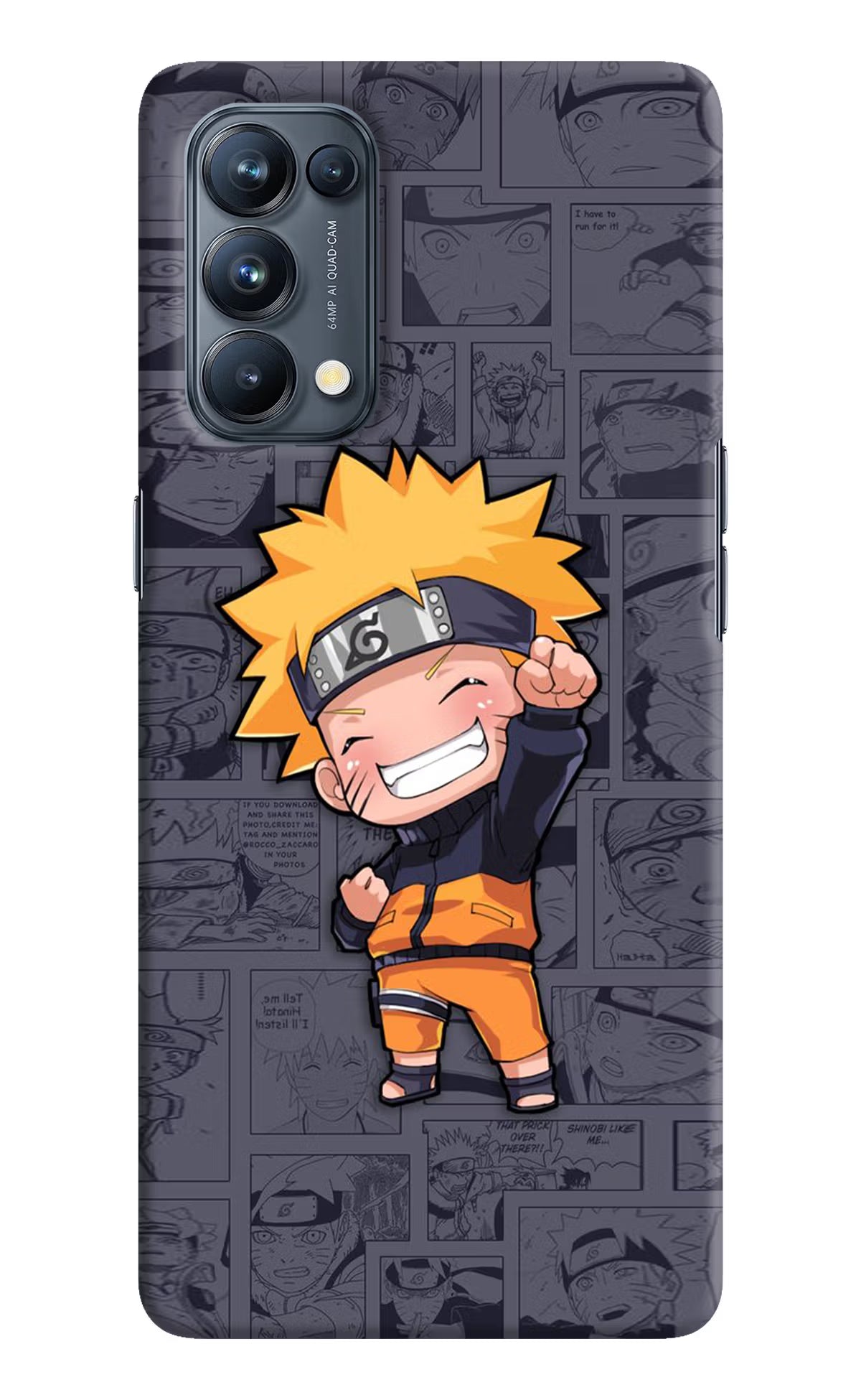 Chota Naruto Oppo Reno5 Pro 5G Hard Case Back Cover by Casekaro