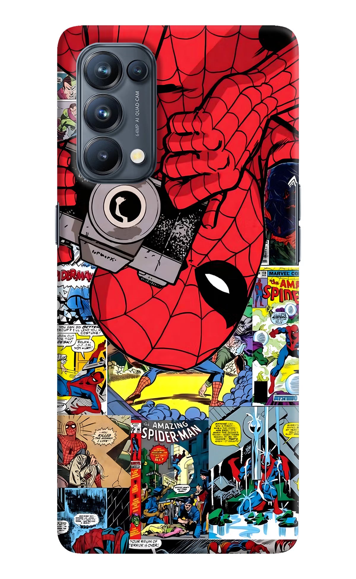 Spider Man Oppo Reno5 Pro 5G Hard Case Back Cover by Casekaro