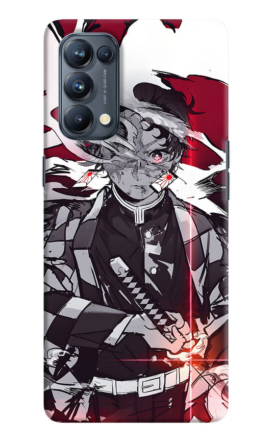 Demon Slayer Oppo Reno5 Pro 5G Hard Case Back Cover by Casekaro