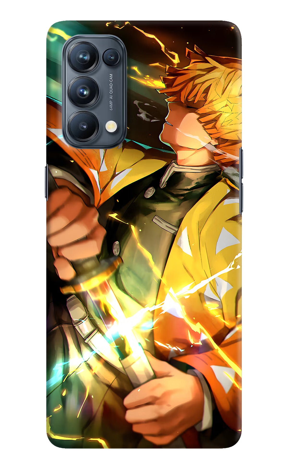 Demon Slayer Oppo Reno5 Pro 5G Hard Case Back Cover by Casekaro