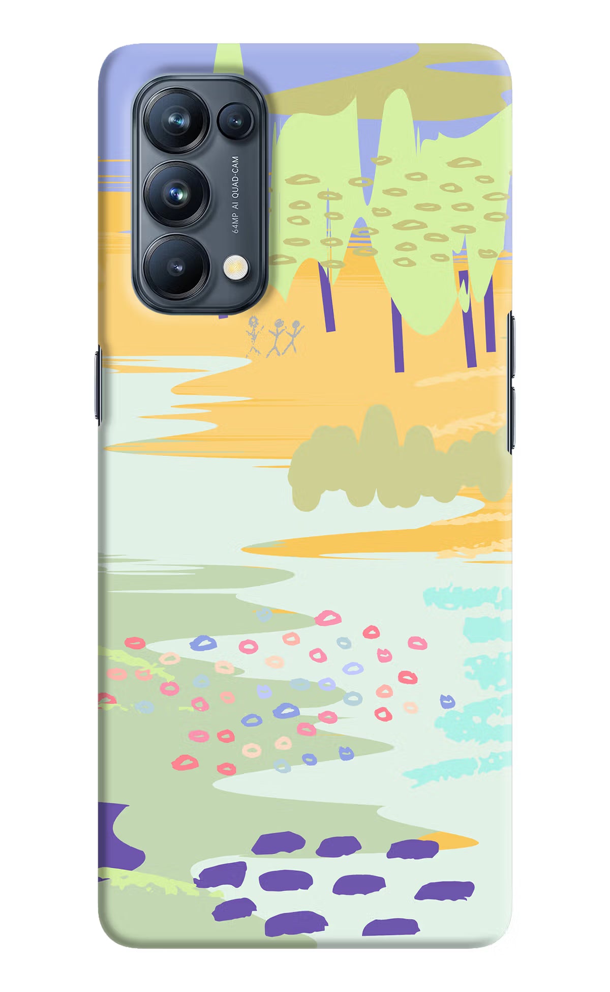 Scenery Oppo Reno5 Pro 5G Hard Case Back Cover by Casekaro