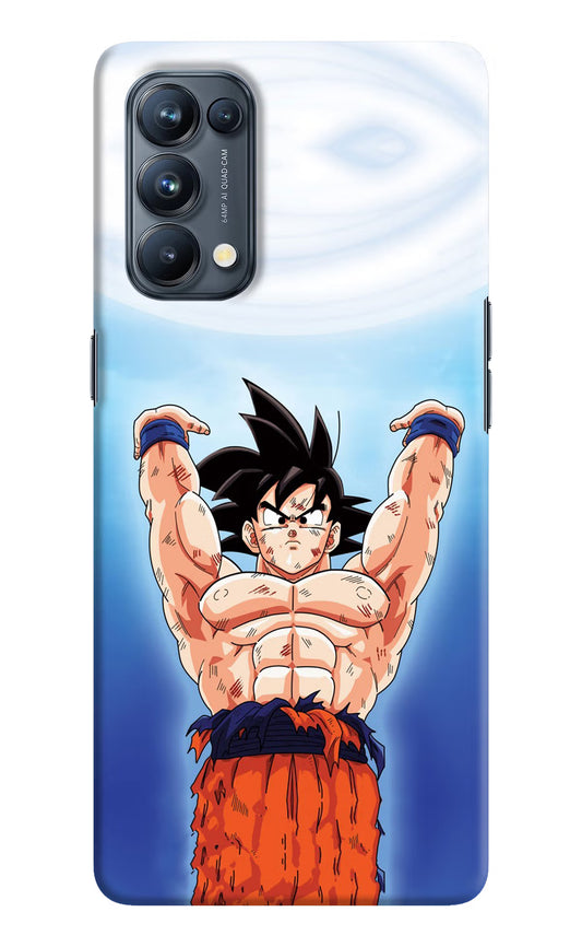 Goku Power Oppo Reno5 Pro 5G Hard Case Back Cover by Casekaro