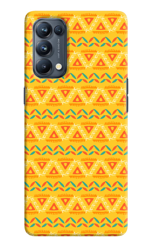 Tribal Pattern Oppo Reno5 Pro 5G Hard Case Back Cover by Casekaro