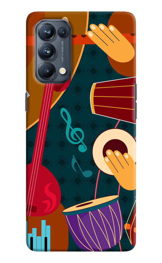 Music Instrument Oppo Reno5 Pro 5G Hard Case Back Cover by Casekaro