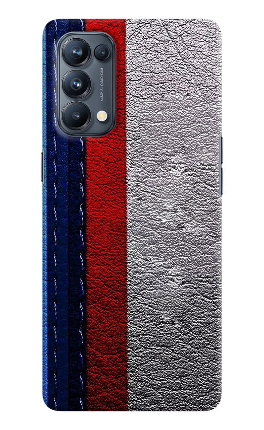 BMW Stripes Oppo Reno5 Pro 5G Hard Case Back Cover by Casekaro