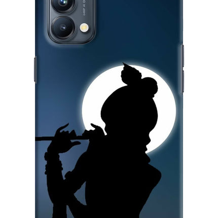 Shri Krishna Silhouette Oppo Reno5 Pro 5G Hard Case Back Cover by Casekaro