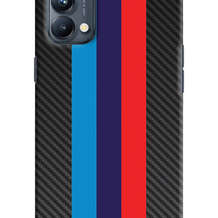 BMW Stripes Pattern Oppo Reno5 Pro 5G Hard Case Back Cover by Casekaro