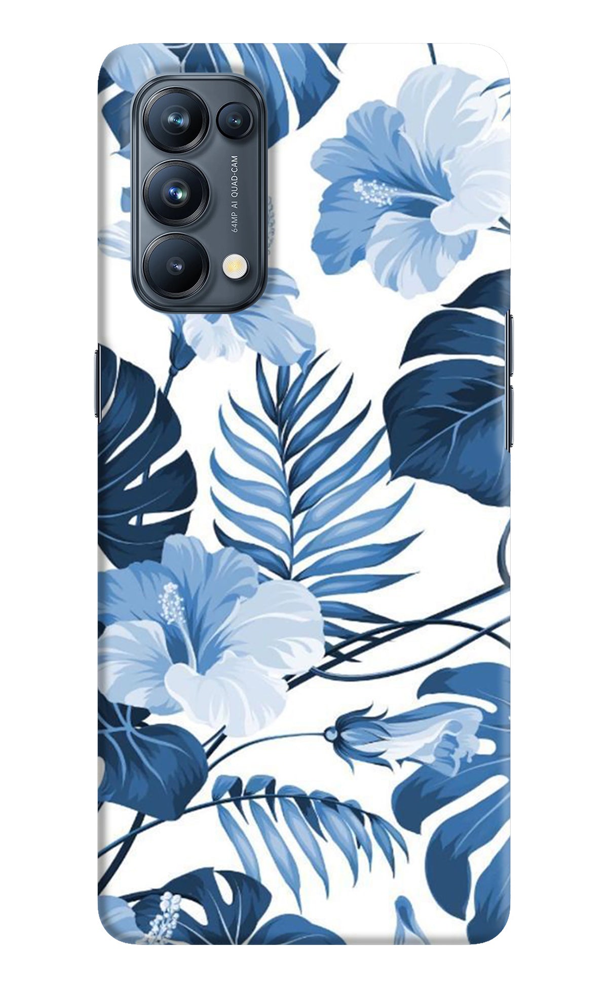 Fabric Art Oppo Reno5 Pro 5G Back Cover