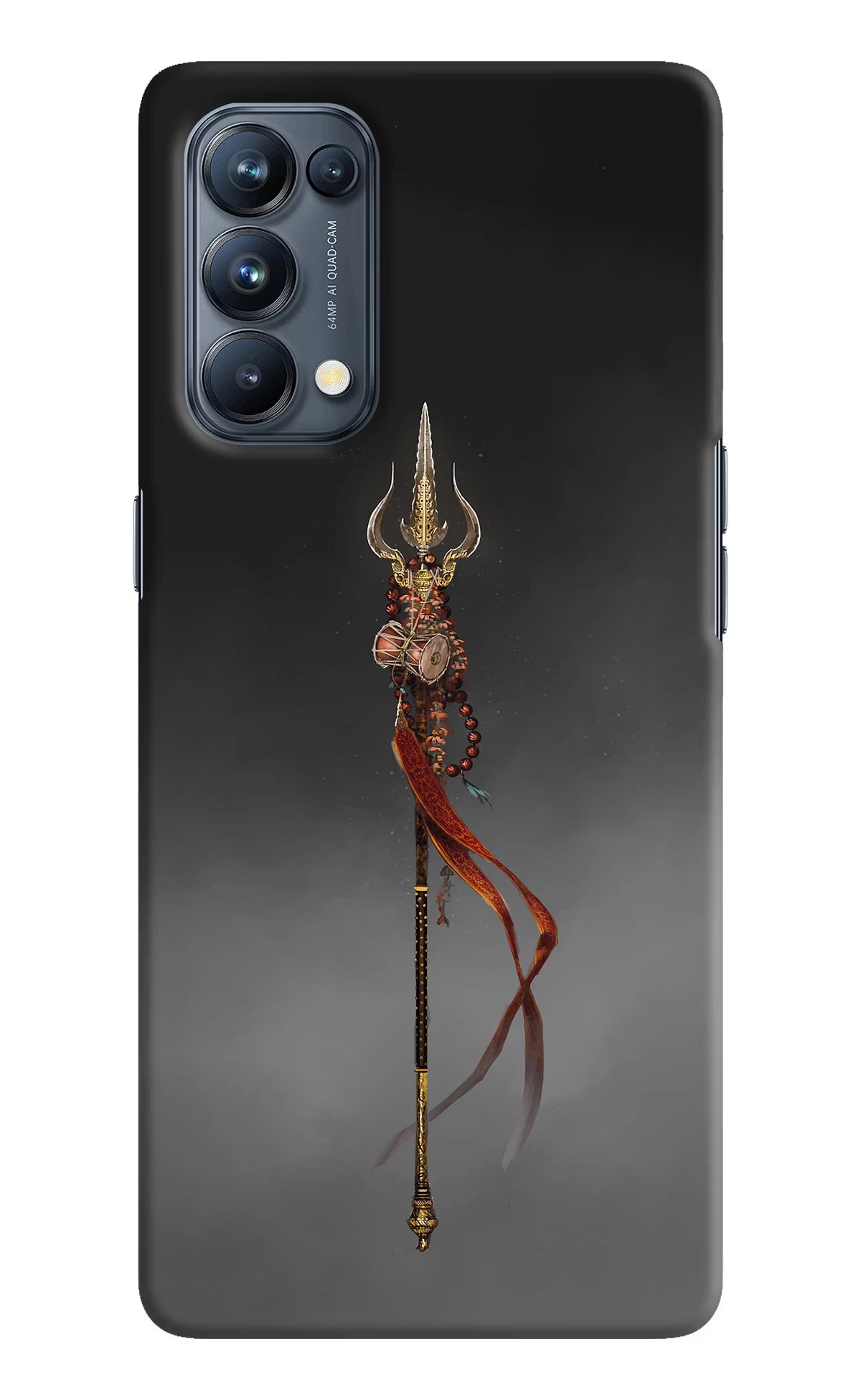 Shiv Trishul Oppo Reno5 Pro 5G Hard Case Back Cover by Casekaro