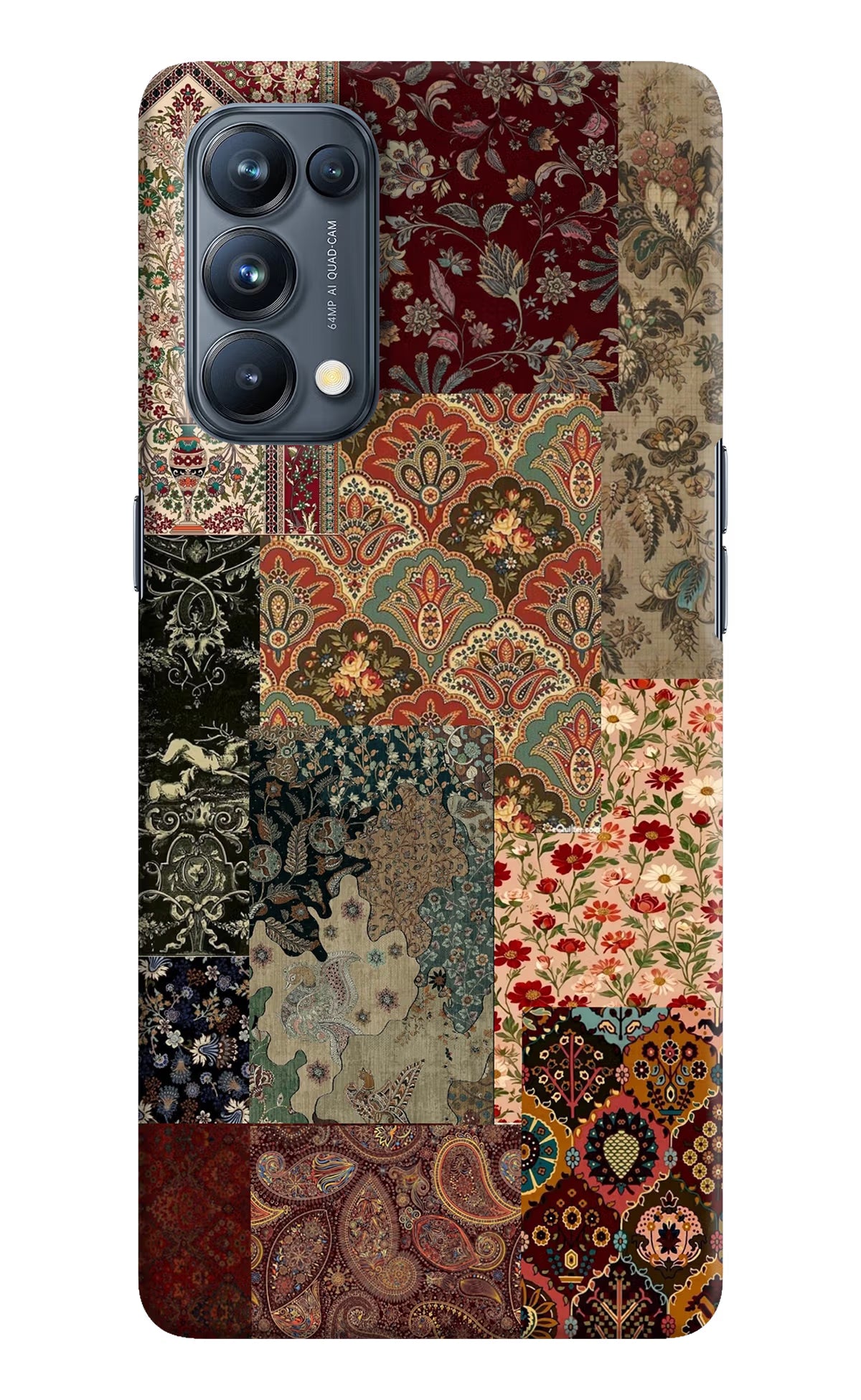 Desi Print Oppo Reno5 Pro 5G Hard Case Back Cover by Casekaro