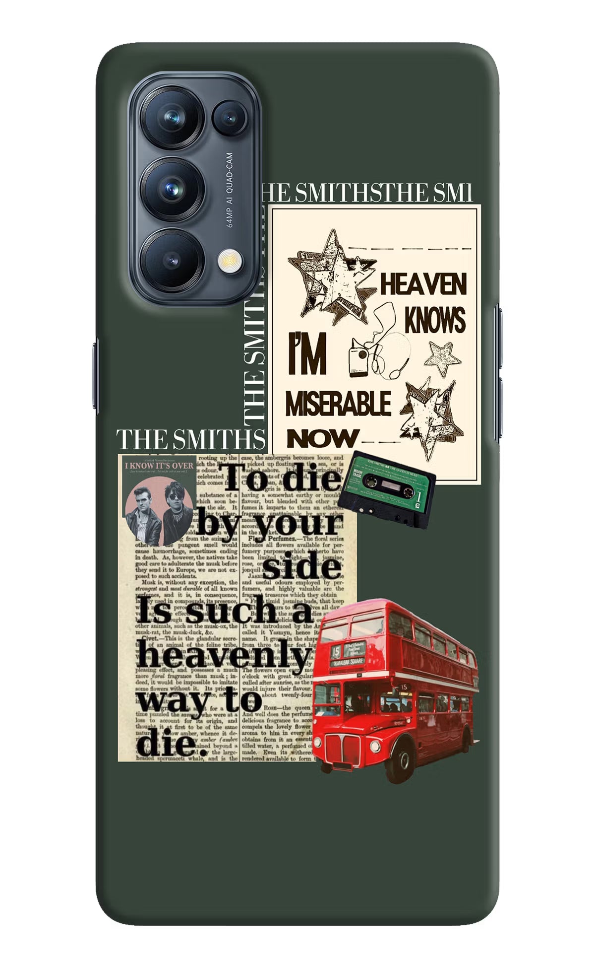 The Smiths Oppo Reno5 Pro 5G Hard Case Back Cover by Casekaro