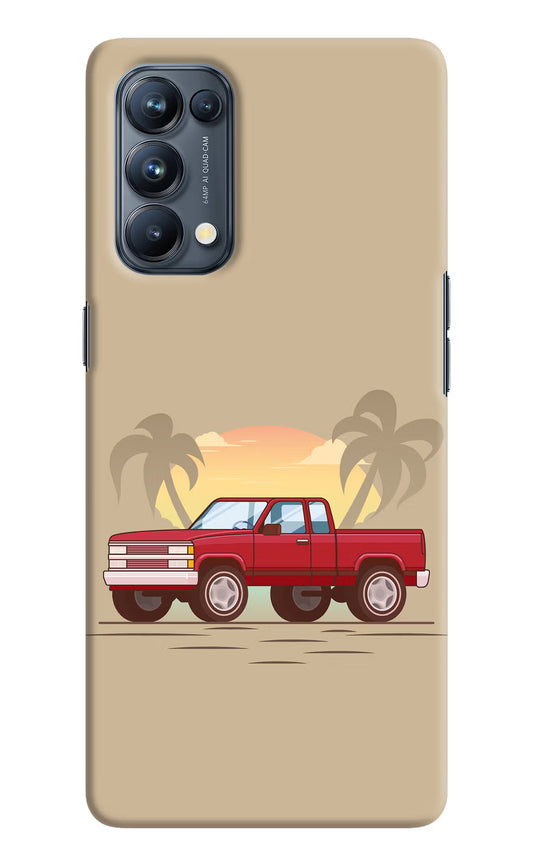 Desert Classic Drive Oppo Reno5 Pro 5G Hard Case Back Cover by Casekaro