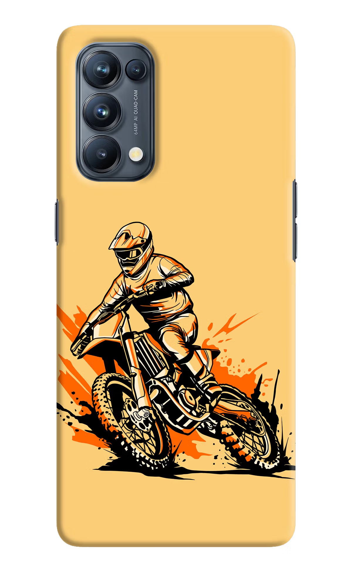Off-Road Fury Oppo Reno5 Pro 5G Hard Case Back Cover by Casekaro
