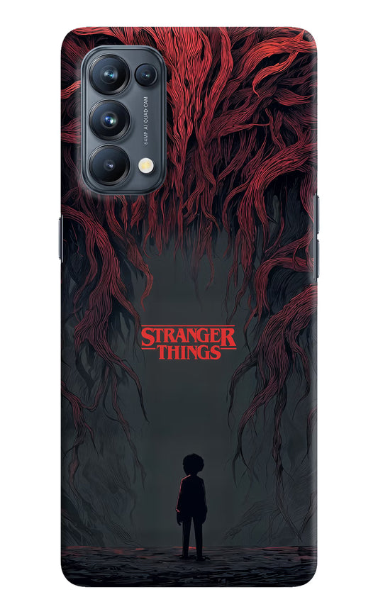 Ordinary Things Dark Side Oppo Reno5 Pro 5G Hard Case Back Cover by Casekaro