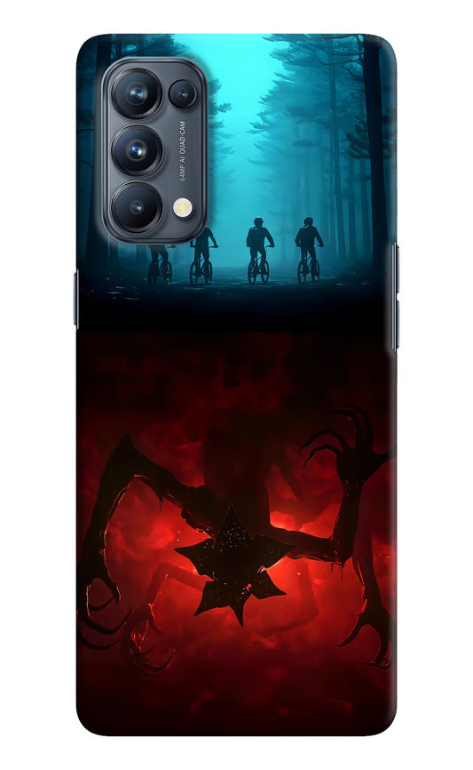Ordinary Things Downside Up Oppo Reno5 Pro 5G Hard Case Back Cover by Casekaro