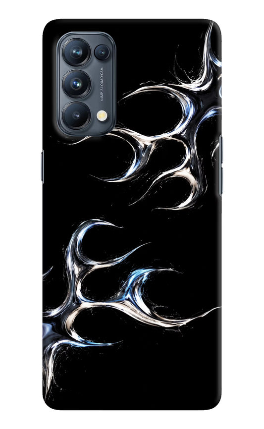 Chrome Tribal Oppo Reno5 Pro 5G Hard Case Back Cover by Casekaro