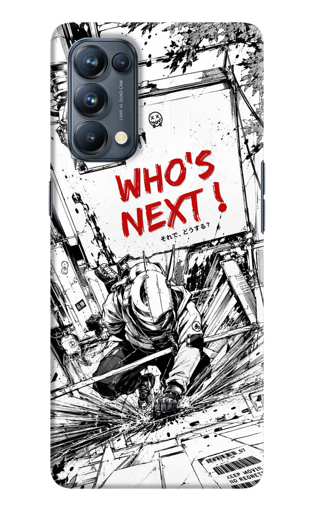 Who's Next Oppo Reno5 Pro 5G Hard Case Back Cover by Casekaro