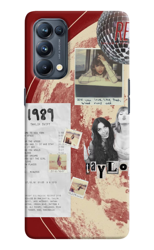 Taylor Swift Oppo Reno5 Pro 5G Back Cover