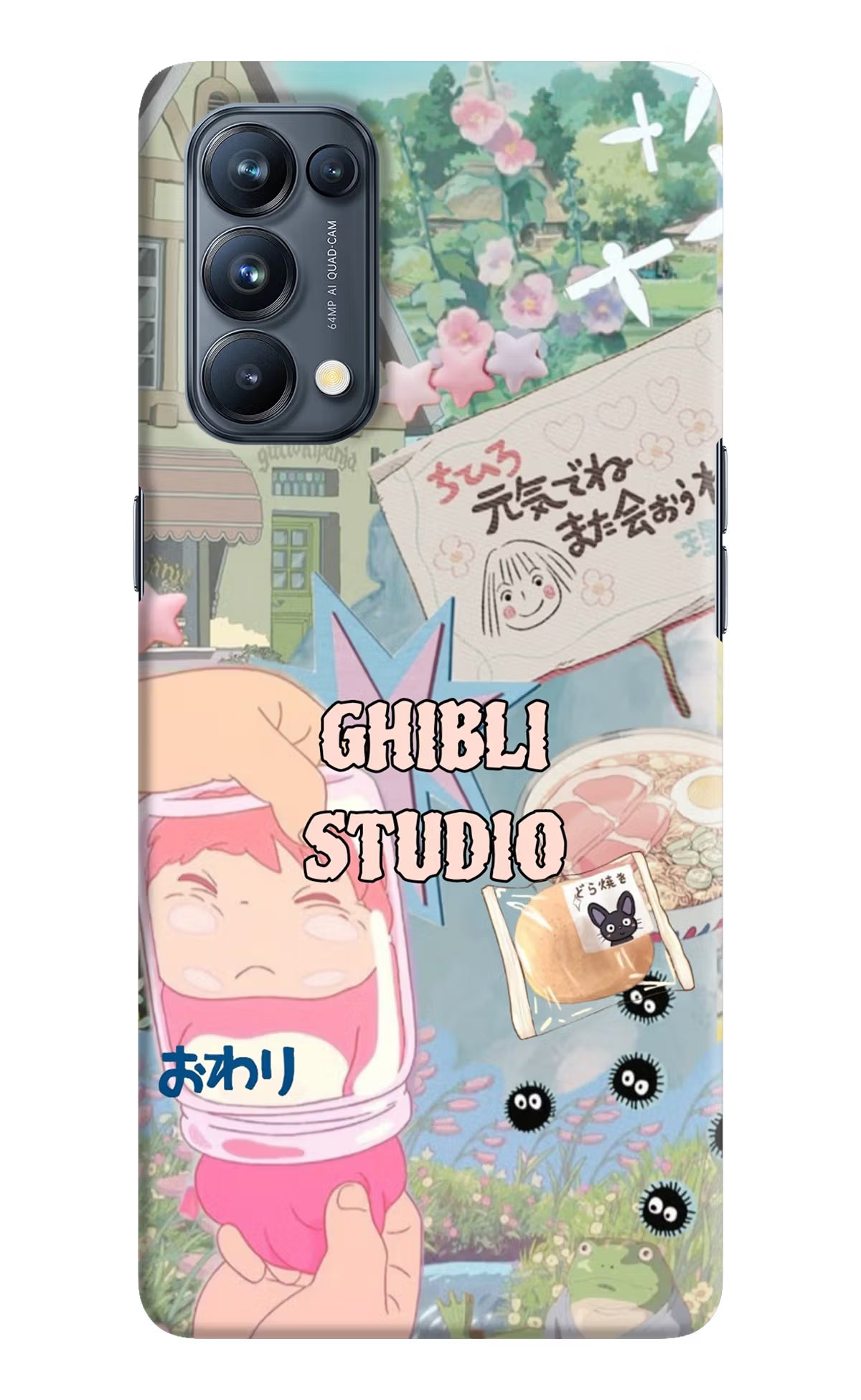 Studio Ghibli Oppo Reno5 Pro 5G Back Cover