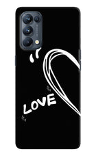 Love Line Oppo Reno5 Pro 5G Hard Case Back Cover by Casekaro
