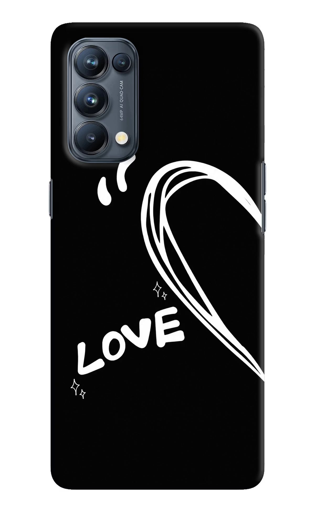 Love Line Oppo Reno5 Pro 5G Back Cover