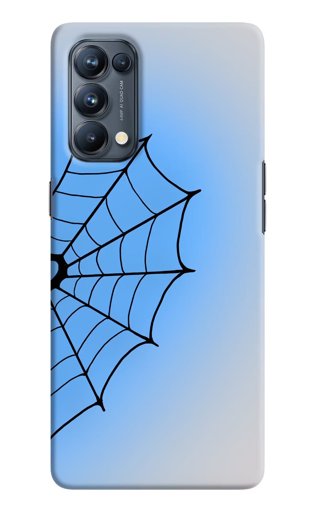 Blue Web Oppo Reno5 Pro 5G Back Cover
