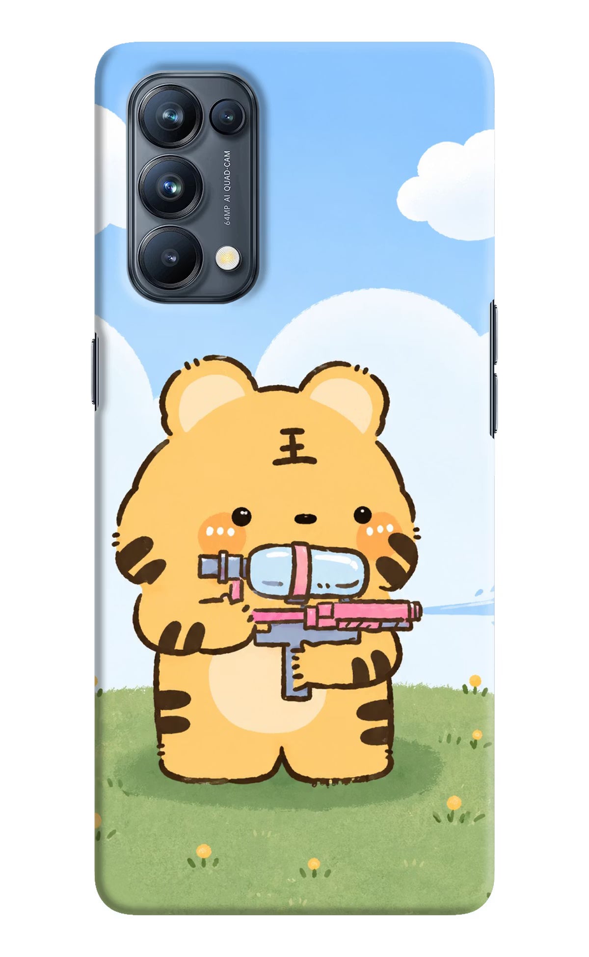 Tiger Treat Oppo Reno5 Pro 5G Back Cover